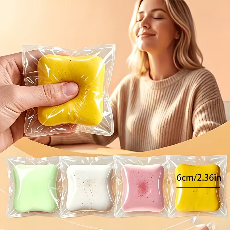 2Pcs Toast Slow Rebound Squishy Toy, Simulated Food Prank Squeeze Toy, Stress Relief Desk Decor & Kids Gift, Random Color