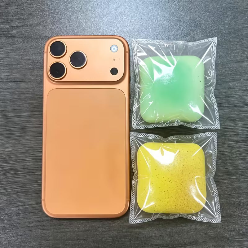 2Pcs Toast Slow Rebound Squishy Toy, Simulated Food Prank Squeeze Toy, Stress Relief Desk Decor & Kids Gift, Random Color