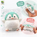 Cute Penguin Squishy Toy, Soft Kawaii Animal Fidget Toy, Stress Relief Squeeze Toy, Mixed Color Novelty Gift for Kids Teens, Christmas Present