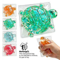 Maltose Turtle Taba Squeeze Toy, Transparent Slow Rebound TPR Fidget Toy, Portable Cartoon Stress Relief Toy for School Rewards & Desk Decor