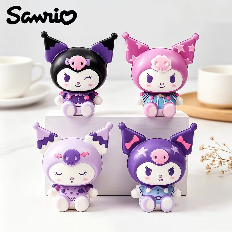 Kuromi Squeeze Figure, Soft Elastic Sensory Fidget Toy, Stress Relief Squeeze Toy, Random Color & Style, Party Favor Classroom Reward for Boys Girls, Age 3+