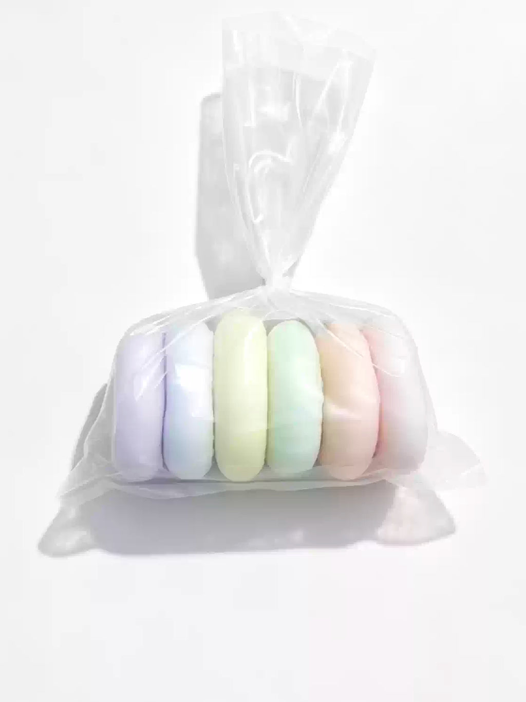 Rainbow Crispy Cookie Squishy, Crispy Texture Handmade Squishy Bag Fidget Toy