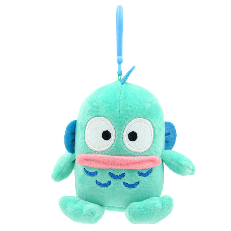 Fish Character Head Squishy Keychain, 11cm Portable Fidget Pendant, 50g Stress Relief Squeeze Toy