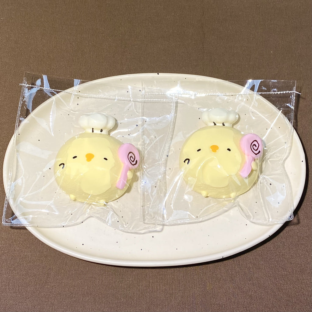 Chef Chick Squishy Toy, Food Grade Silicone Fidget Toy, Cute Ins Style Handmade Stress Relief Squeeze Toy for Teens Adults