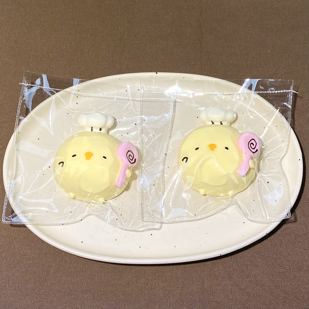 Chef Chick Squishy Toy, Food Grade Silicone Fidget Toy, Cute Ins Style Handmade Stress Relief Squeeze Toy for Teens Adults