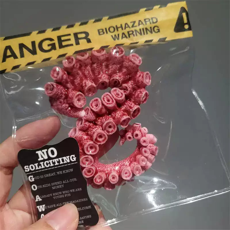 Slimy Soft Squishy Tentacle Fidget Toy, Small Tentacle Squishy, Dark Aesthetic Realistic Sensory Toy