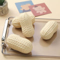 Large Soft Peanut Squishy Toy, Realistic Food TPR Slow Rebound Fidget Toy, Stress Relief Sensory Squeeze Toy for Adults