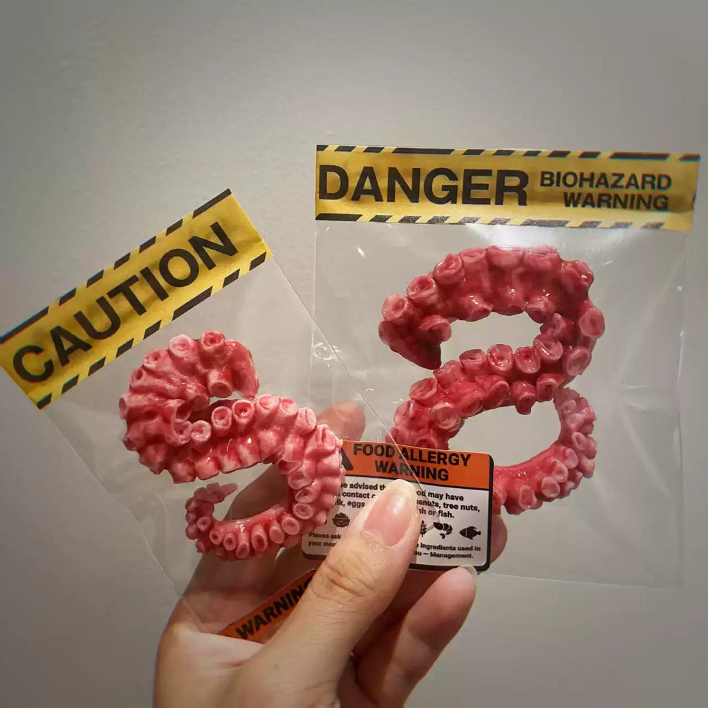 Slimy Soft Squishy Tentacle Fidget Toy, Small Tentacle Squishy, Dark Aesthetic Realistic Sensory Toy
