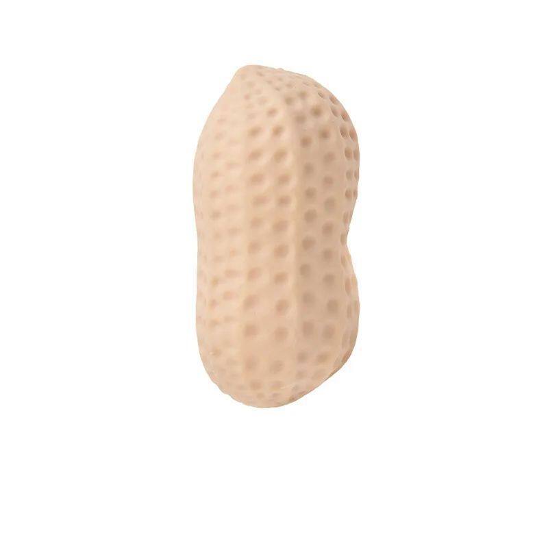Large Soft Peanut Squishy Toy, Realistic Food TPR Slow Rebound Fidget Toy, Stress Relief Sensory Squeeze Toy for Adults