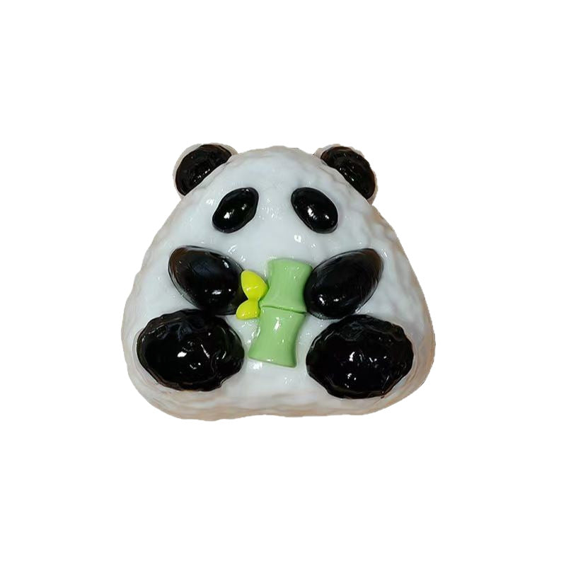Cute Panda Bamboo Shoot Squishy Toy, Soft Plastic Fidget Toy, Creative Stress Relief Squeeze Toy, Popular Social Media Style for Teens Adults
