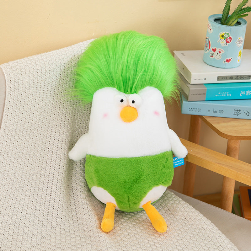 45cm Funny Ugly Chicken Plush Toy, Soft Short Plush Stuffed Doll, Fluffy PP Cotton Animal Gift