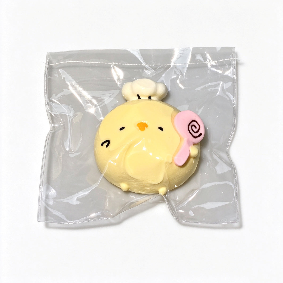 Chef Chick Squishy Toy, Food Grade Silicone Fidget Toy, Cute Ins Style Handmade Stress Relief Squeeze Toy for Teens Adults