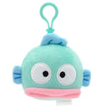 Half Fish Character Head Squishy Keychain, Basic Style Portable Fidget Pendant, 40g Stress Relief Squeeze Toy