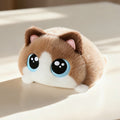 Chubby Lying Ragdoll Cat Plush Toy, Soft Short Plush Kitten Stuffed Comfort Doll