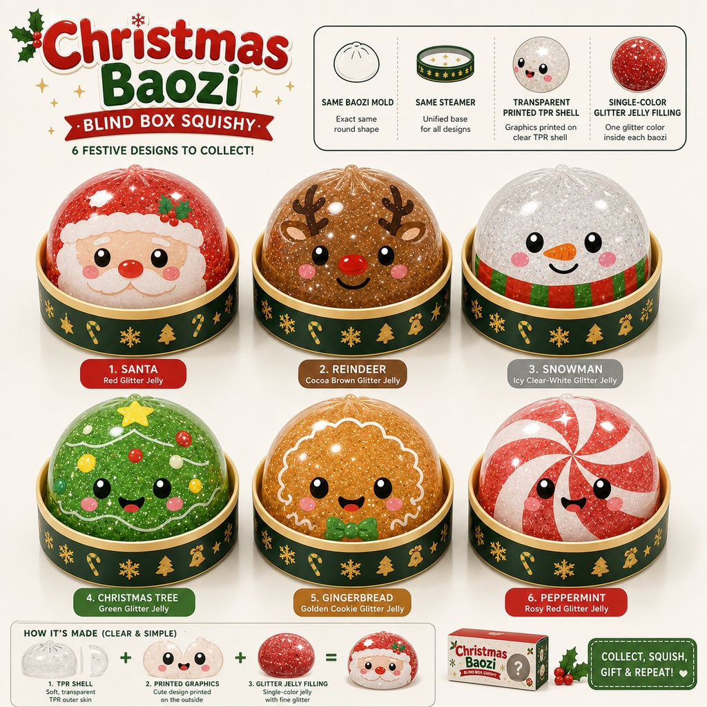 Bakery Bread Squishy Fidget Toy, TPR Stress Relief Squeeze Toy for Young Adults, Color Box Packed Gift