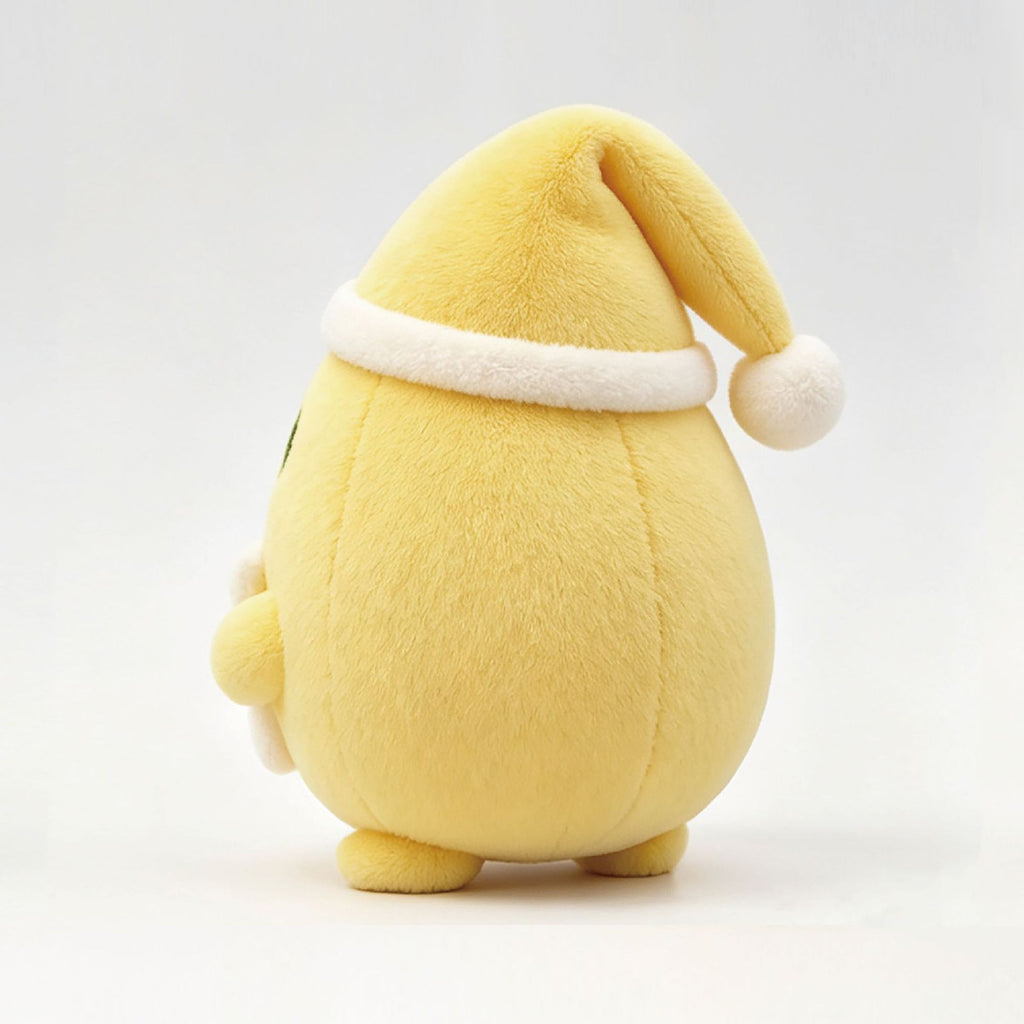 10cm Cute Egg Themed Plush Keychain, Soft Crystal Fleece Stuffed Pillow, Healing Cartoon Bag Pendant Gift