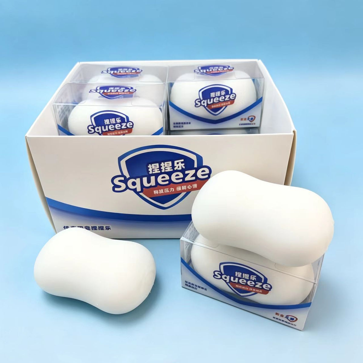 Crunchy Soap Squishy Toy, Crispy Soft Squeeze Fidget Toy, Satisfying Noise Stress Relief Toy for Teens Adults