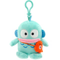 Fish Character with Octopus Crossbody Bag Squishy Keychain, 11cm Portable Fidget Pendant, 65g