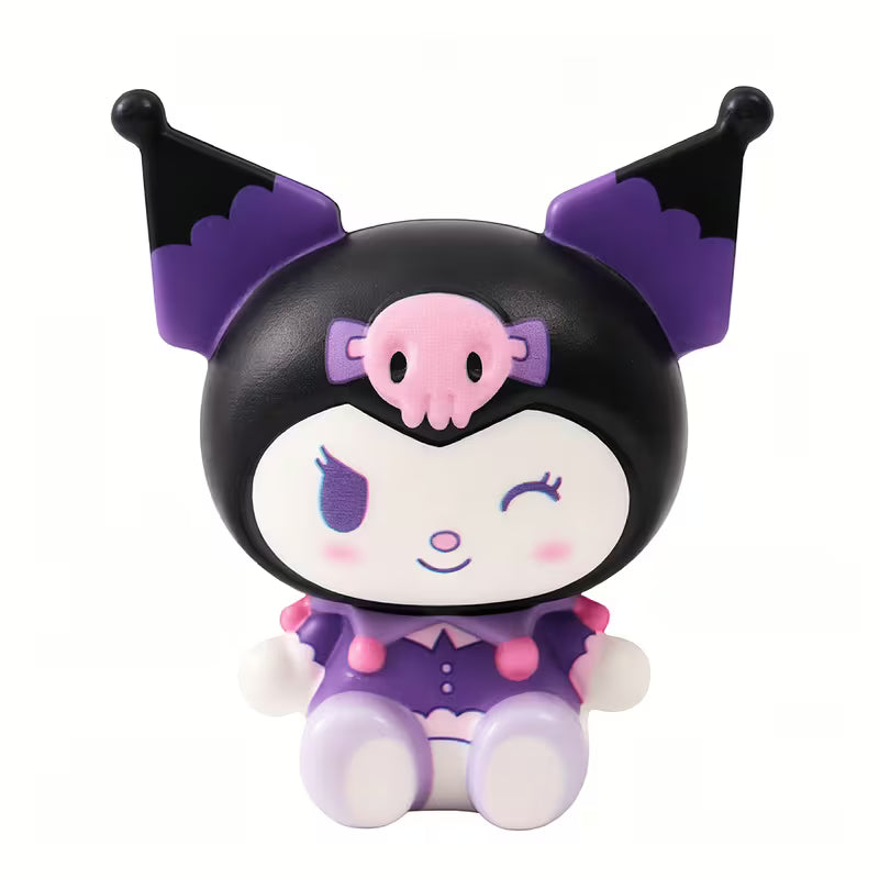 Kuromi Squeeze Figure, Soft Elastic Sensory Fidget Toy, Stress Relief Squeeze Toy, Random Color & Style, Party Favor Classroom Reward for Boys Girls, Age 3+