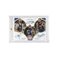 2024 Stephen Curry, LeBron James & Kevin Durant Fan-Made Basketball Trading Card, Triple Facsimile Signature, Refractor Card with Hard Card Brick Protector