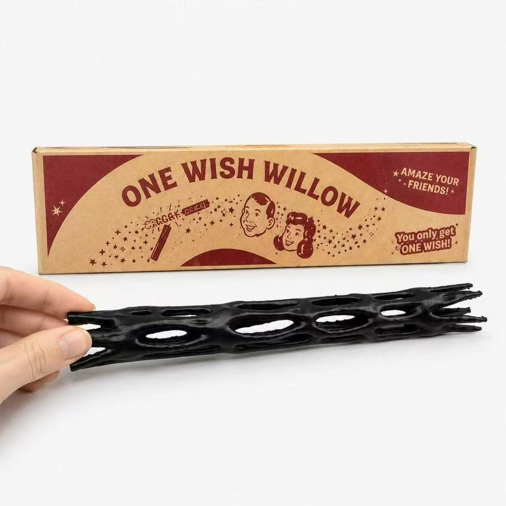 3D Printed Obsession Black Willow Wishing Wand, Movie Replica Wishing Willow Prop With Color Box