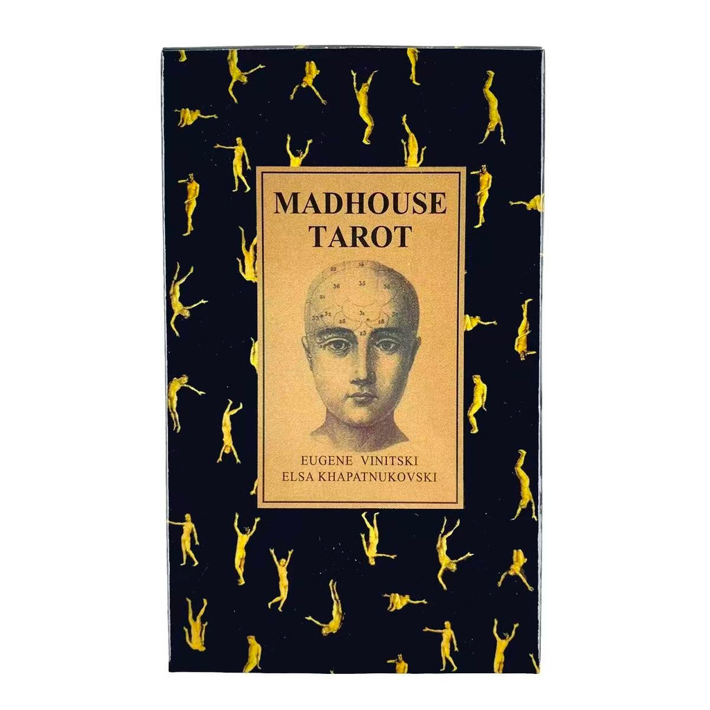 Madhouse Tarot English Card Game, Madhouse Theme Tarot Deck, Fun Tabletop Game for Friends