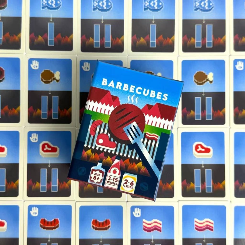 BBQ Block Kids Board Game, Multiplayer Interactive Balance Stacking Game, Portable Party Game