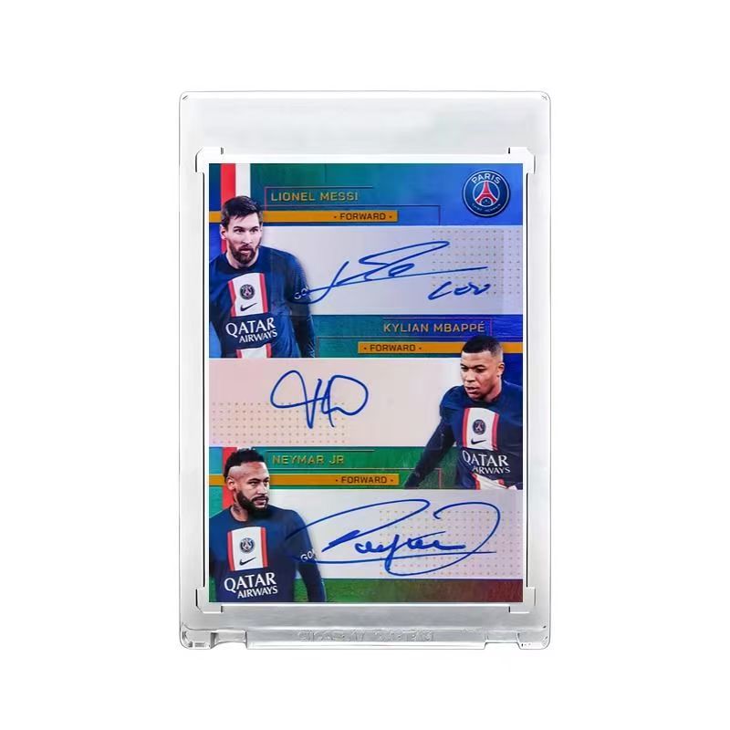 Cristiano Ronaldo Siuuu Fan Trading Card, Facsimile Signature Not Panini Card with Card Brick, World Cup Gift