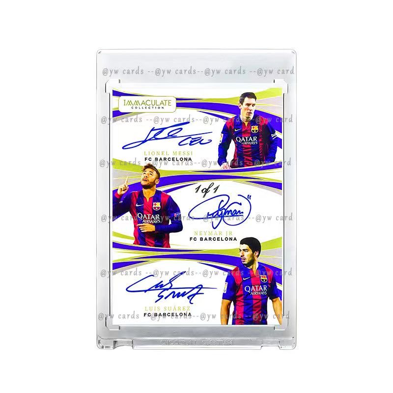Cristiano Ronaldo Siuuu Fan Trading Card, Facsimile Signature Not Panini Card with Card Brick, World Cup Gift