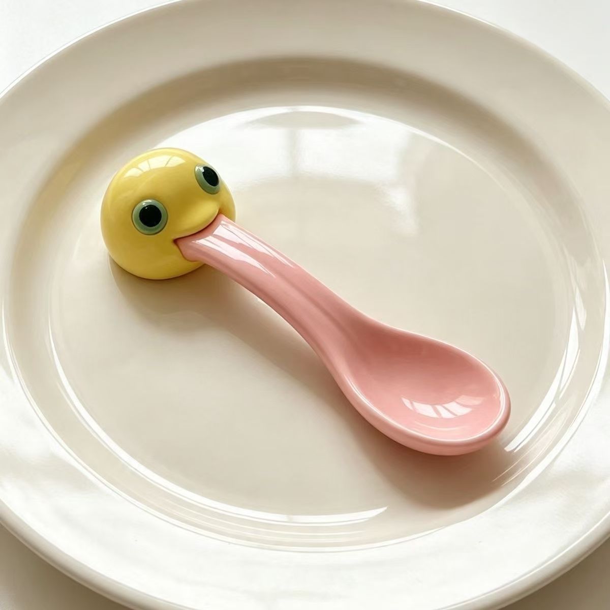 Ugly Cute Long Tongue Frog Spoon, Weird Funny Novelty Tableware Gift