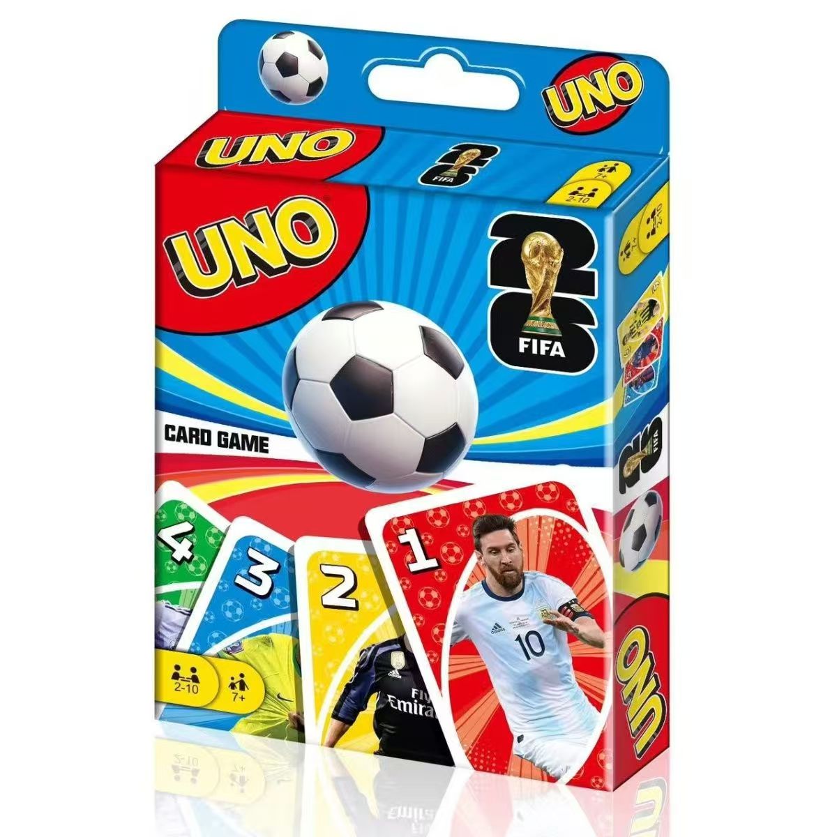 European League Football Star Cards, World Cup UNO Style Playing Cards, Casual Tabletop Game Stress Relief Card Game