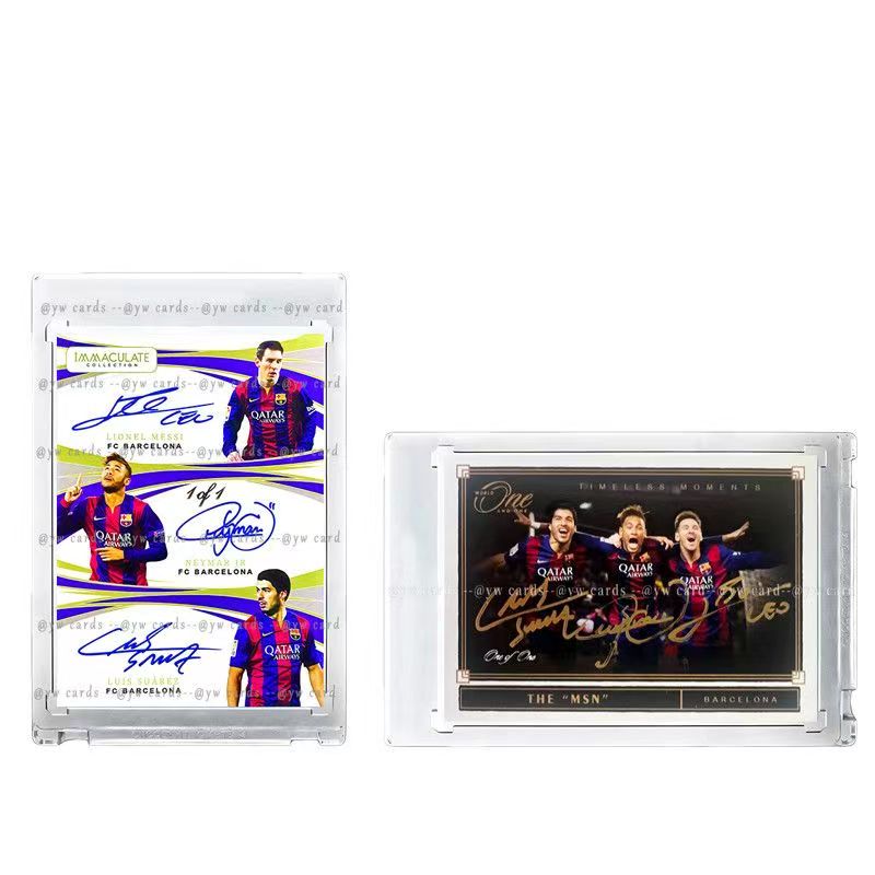 Cristiano Ronaldo Siuuu Fan Trading Card, Facsimile Signature Not Panini Card with Card Brick, World Cup Gift