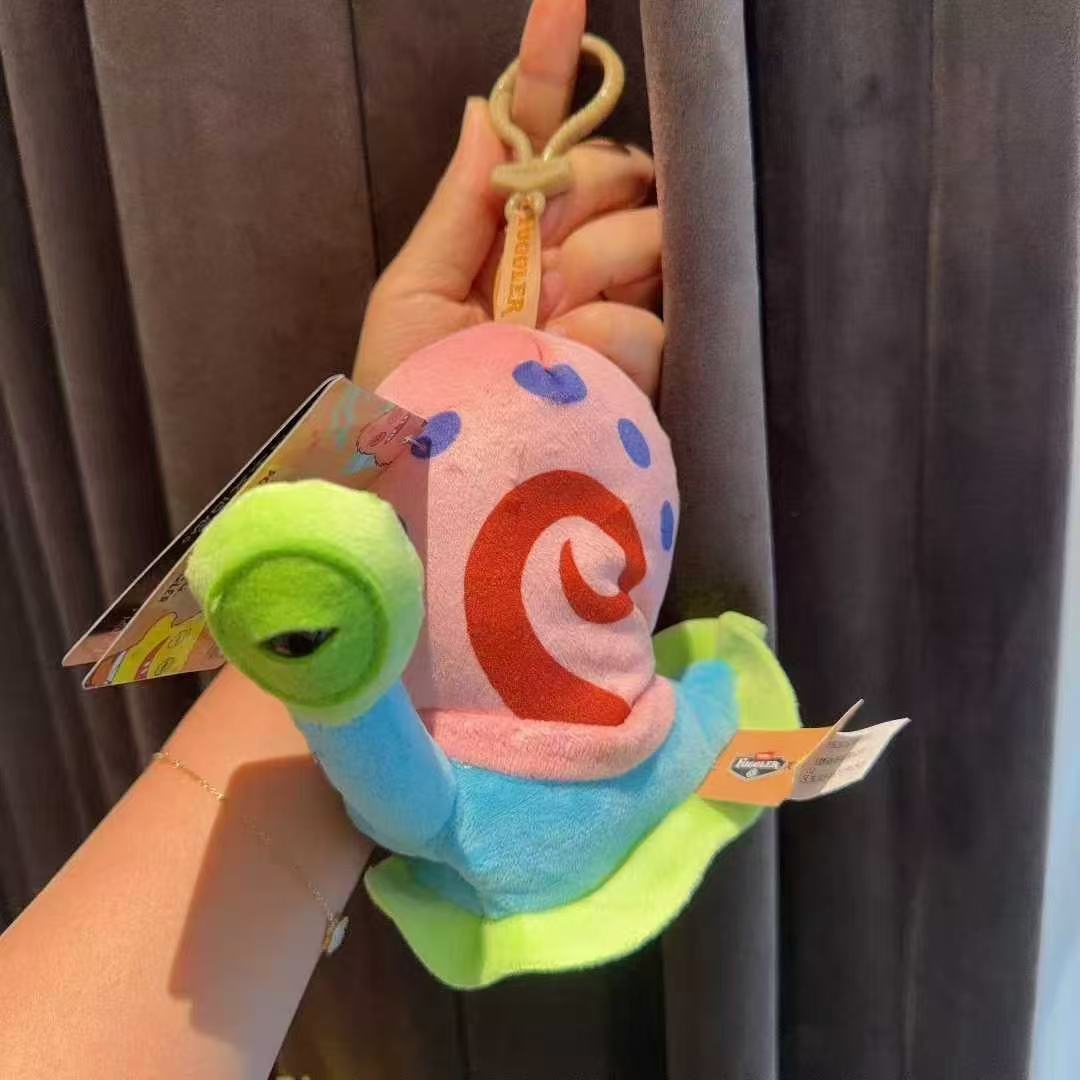 Ugly Cute Tooth Sea Monster Plush Keychain, Funny Bag Charm