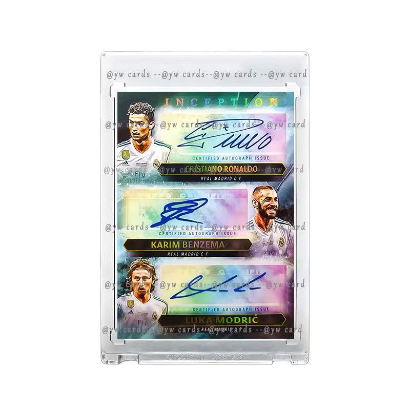 Cristiano Ronaldo Siuuu Fan Trading Card, Facsimile Signature Not Panini Card with Card Brick, World Cup Gift