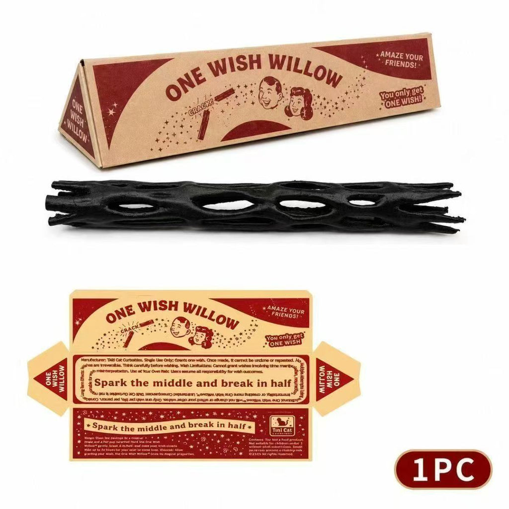 3D Printed Obsession Black Willow Wishing Wand, Movie Replica Wishing Willow Prop With Color Box
