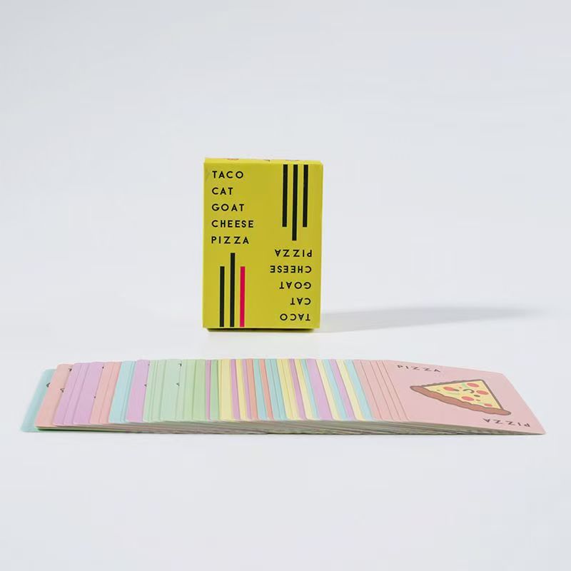 Taco Cat Goat Cheese Pizza Card Game, Fast Paced Party Card Game for Gatherings