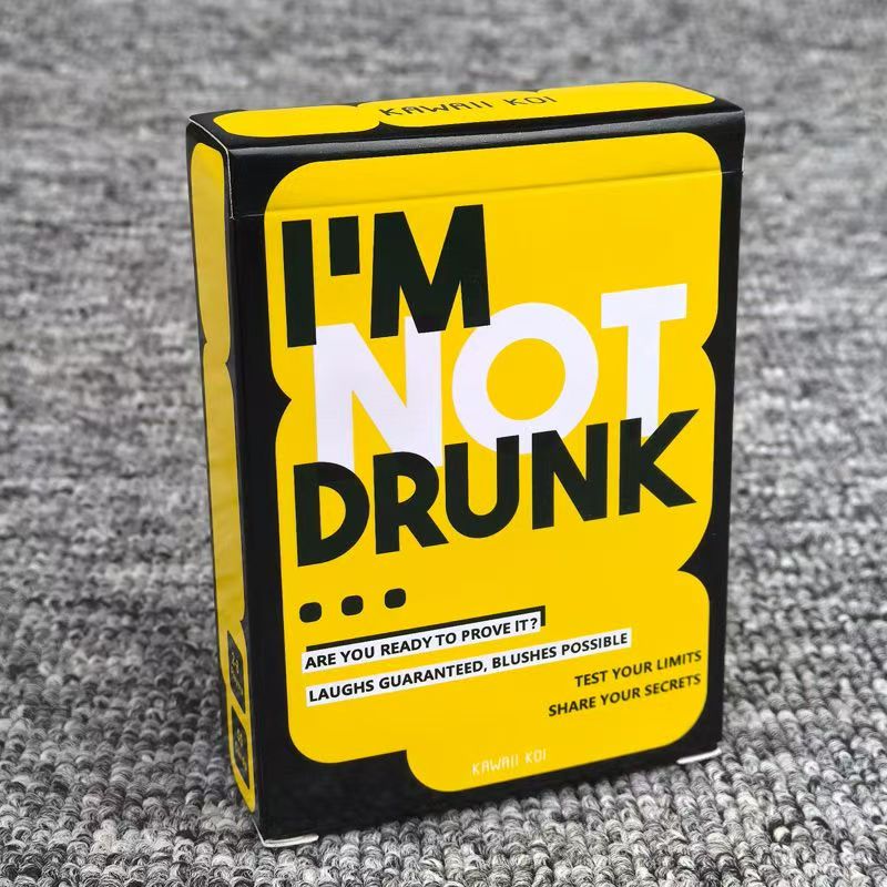 New Arrival I'M NOT DRUNK Party Drinking Card Game, Adult Game Night Tabletop Game