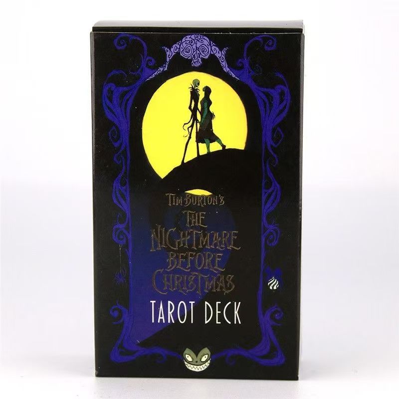 The Nightmare Before Christmas Tarot Deck, Halloween Gothic Theme Tarot Tabletop Game Cards
