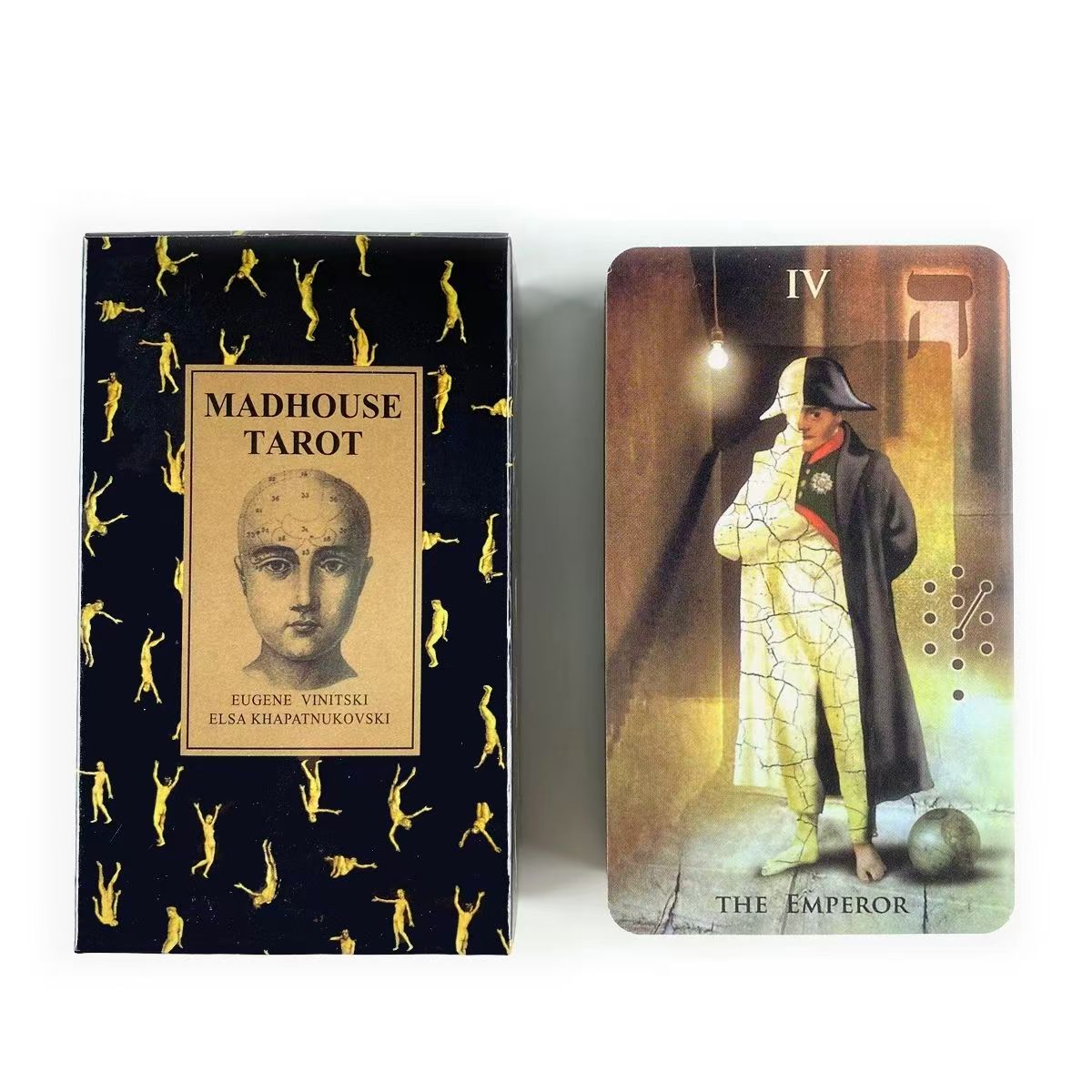 Madhouse Tarot English Card Game, Madhouse Theme Tarot Deck, Fun Tabletop Game for Friends