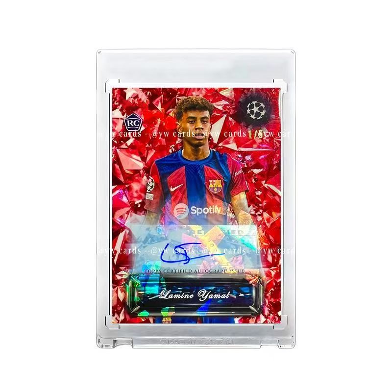 Cristiano Ronaldo Siuuu Fan Trading Card, Facsimile Signature Not Panini Card with Card Brick, World Cup Gift