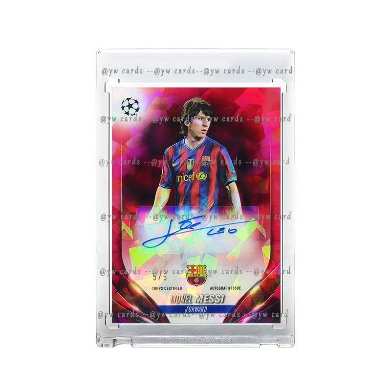 Cristiano Ronaldo Siuuu Fan Trading Card, Facsimile Signature Not Panini Card with Card Brick, World Cup Gift