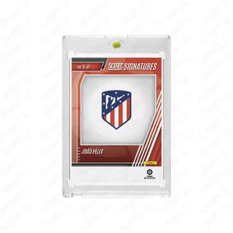 2023 Joao Felix SC Style Fan-Made Atletico Madrid Soccer Trading Card, Facsimile Signature, Refractor Card with Hard Card Brick Protector