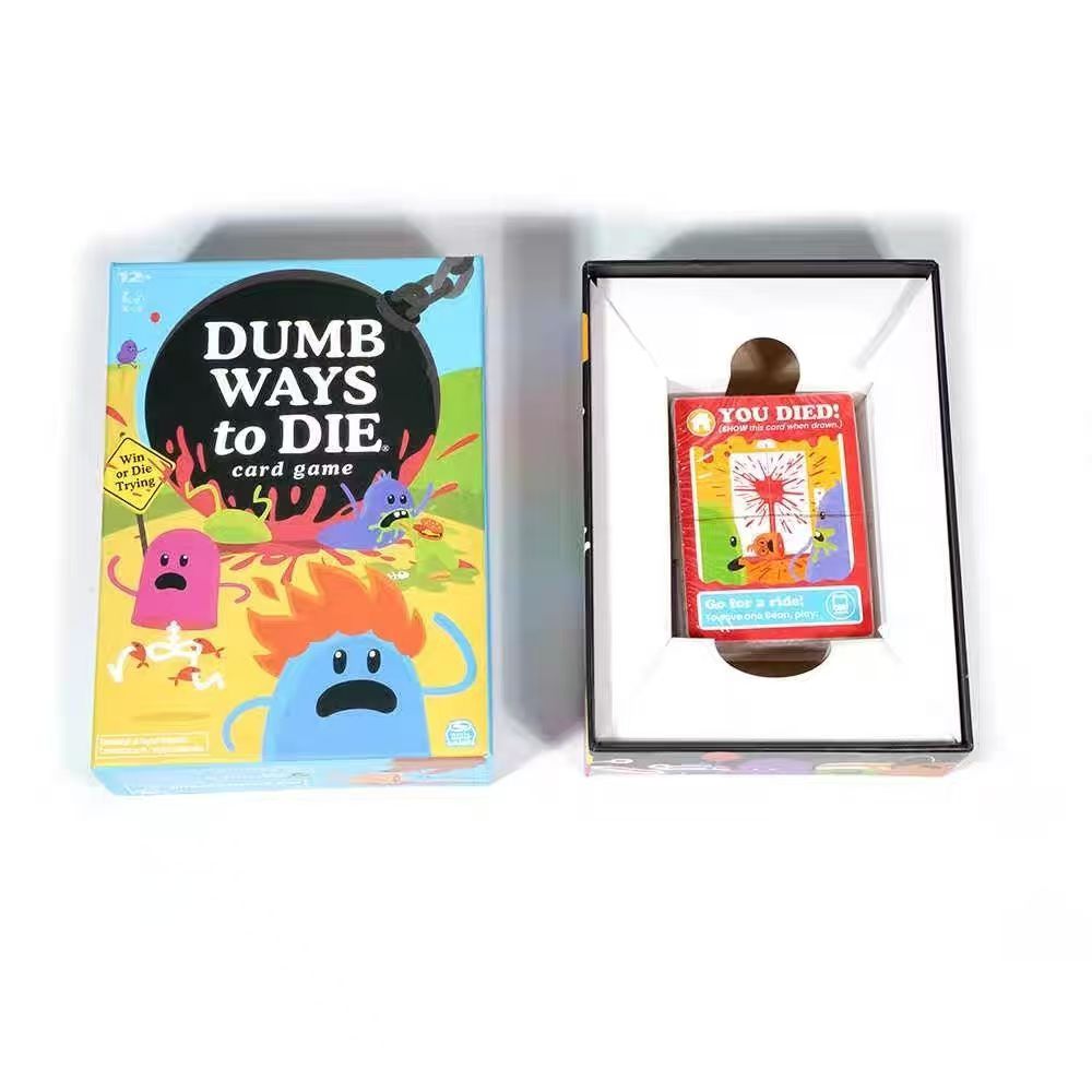 Dumb Ways to Die English Card Game, Hilarious Party Tabletop Game for 2-5 Players