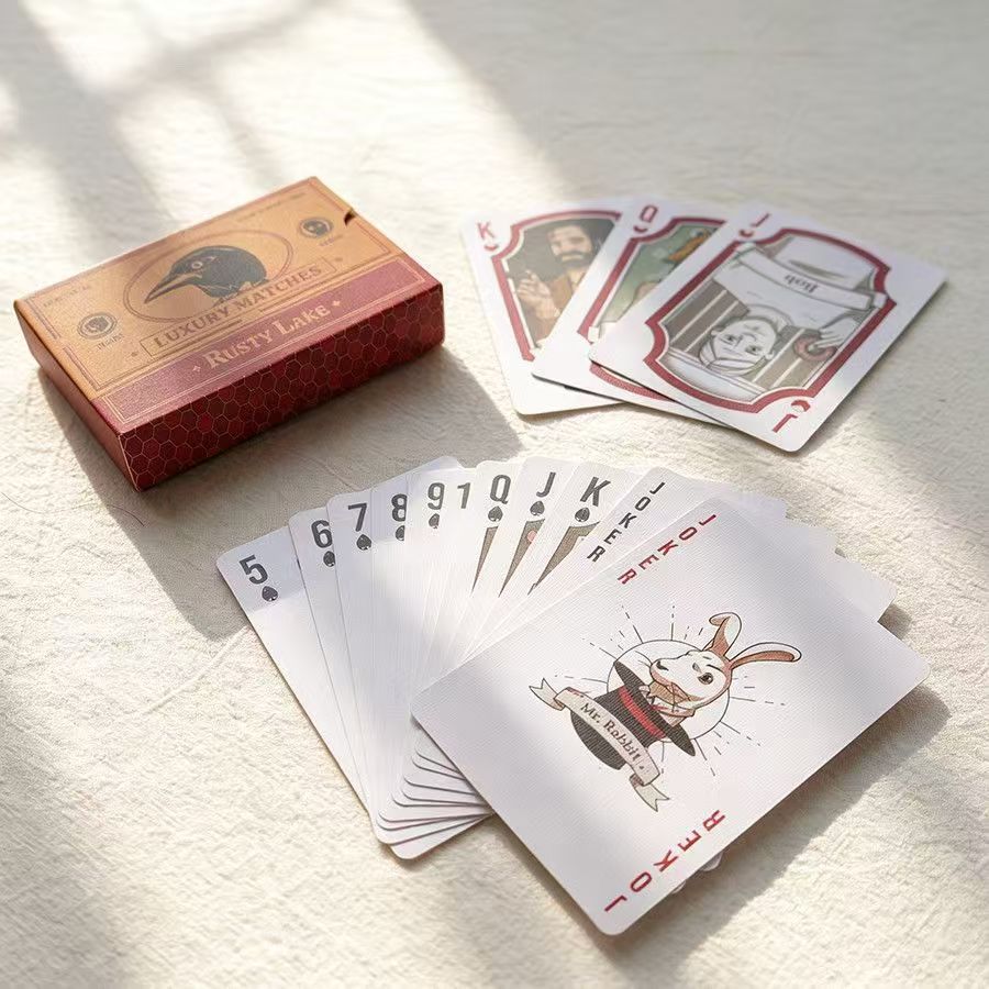 Full 54 Cards Rusty Lake Themed Playing Cards, Double-Sided Embossed Texture, Anniversary Collectible Poker Cards, 9*6cm