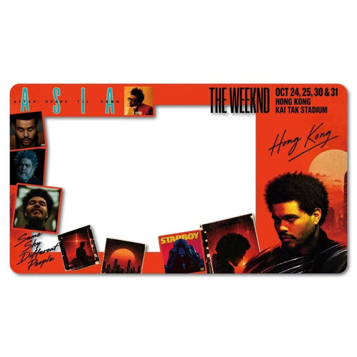 1pc The Weeknd Hong Kong Concert Themed Ticket Sleeve, Ticket Holder Protector, Fan Souvenir & Merch for Collection