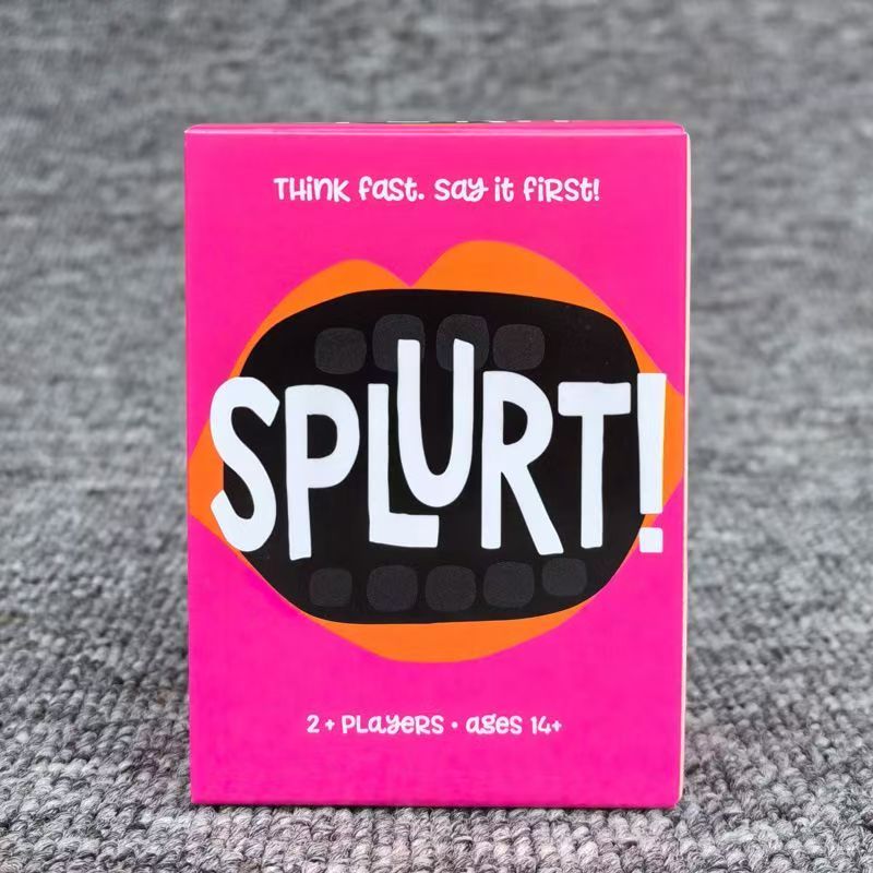 Splurt!Card Game, Fast Naming Strategy Party Tabletop Game