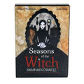 Seasons Witch Tarot Deck, 44 Cards Beginner Tarot, Aesthetic Trendy Tabletop Game Cards, Size 4.17" × 3.07"
